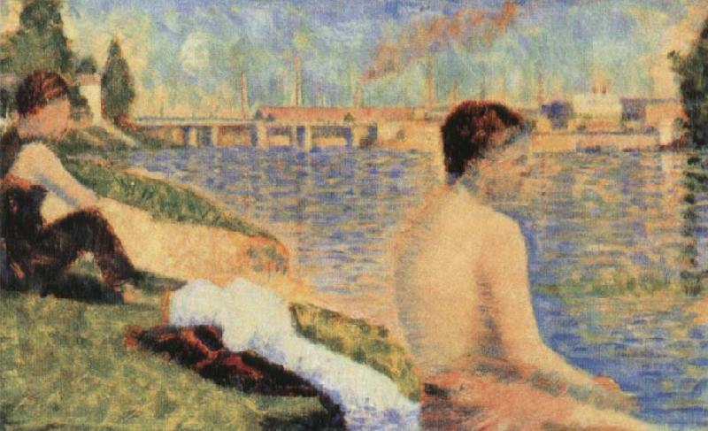 Georges Seurat Bather Germany oil painting art